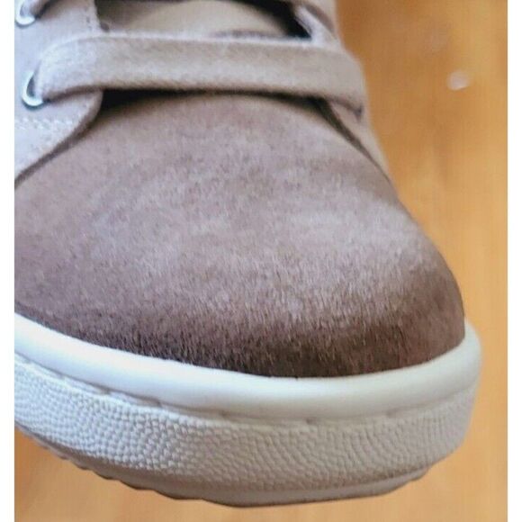 Eileen Fisher Tan and Gray Casual Sneakers with Canvas Upper - Picture 6 of 10